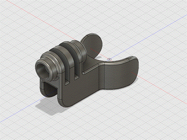Image of fork blade mount model